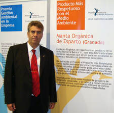 Valentín Contreras en los XIII Premios Andalucía de Medio Ambiente